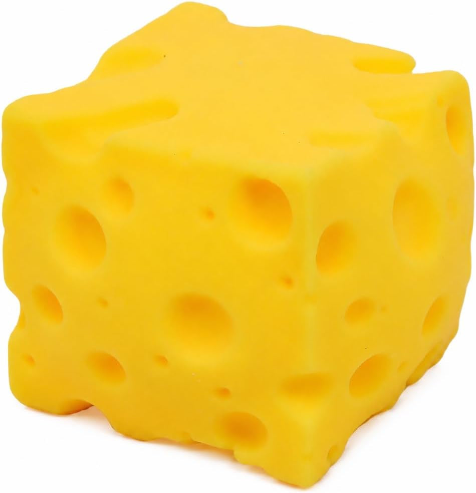 Big Cheese Squishy Toy - Yellow Stress Relief Fidget - photo 1