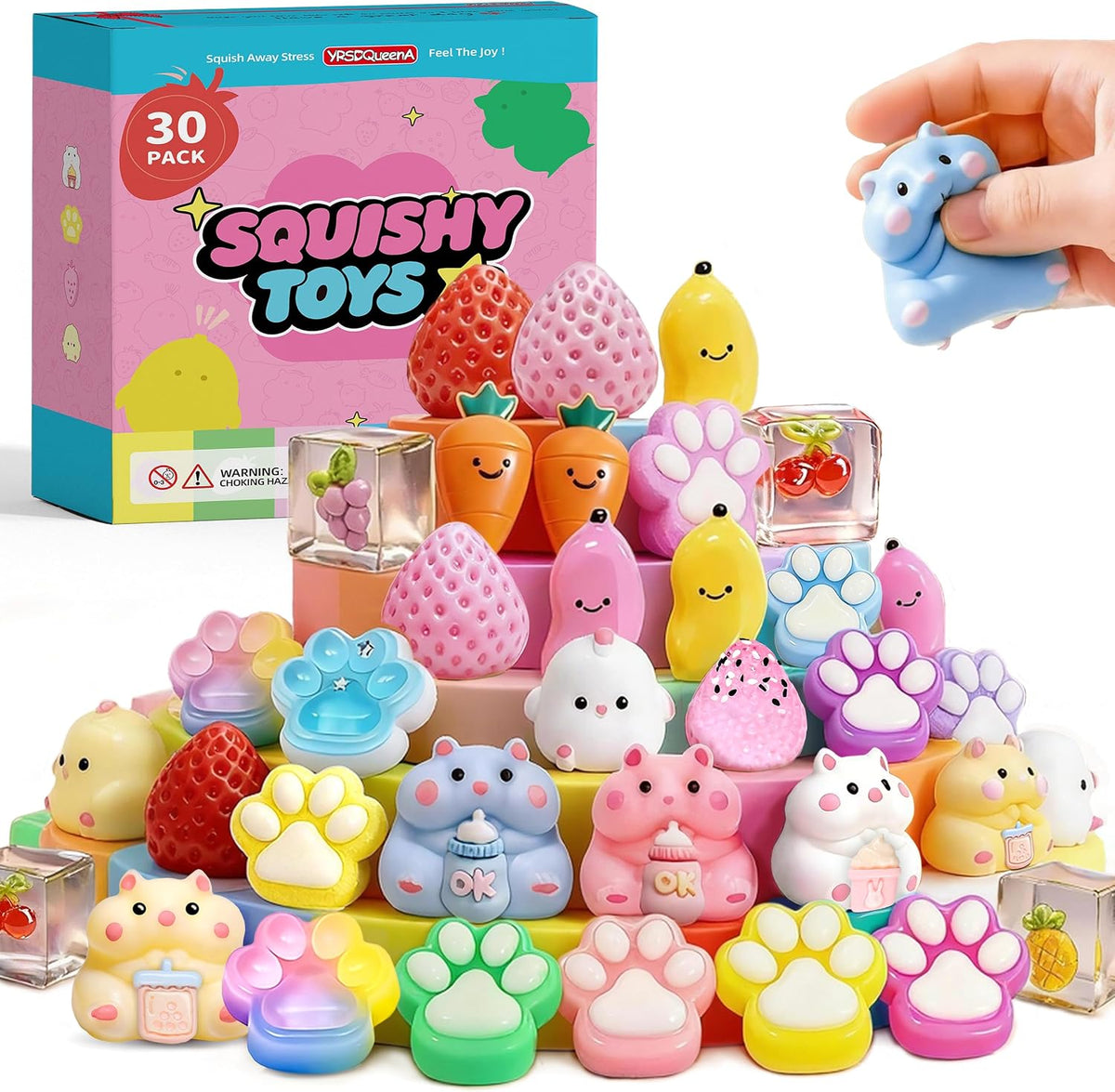 30 Pack Taba Squishy Toys Kit - Squishy Fun Box - photo 1