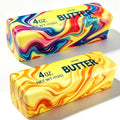 2 Pack Marbled Rainbow Butter Squishy Fidget Toy - photo 1