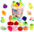 24 Pcs Fruit Mochi Squishy Toys - Stress Relief - photo 2