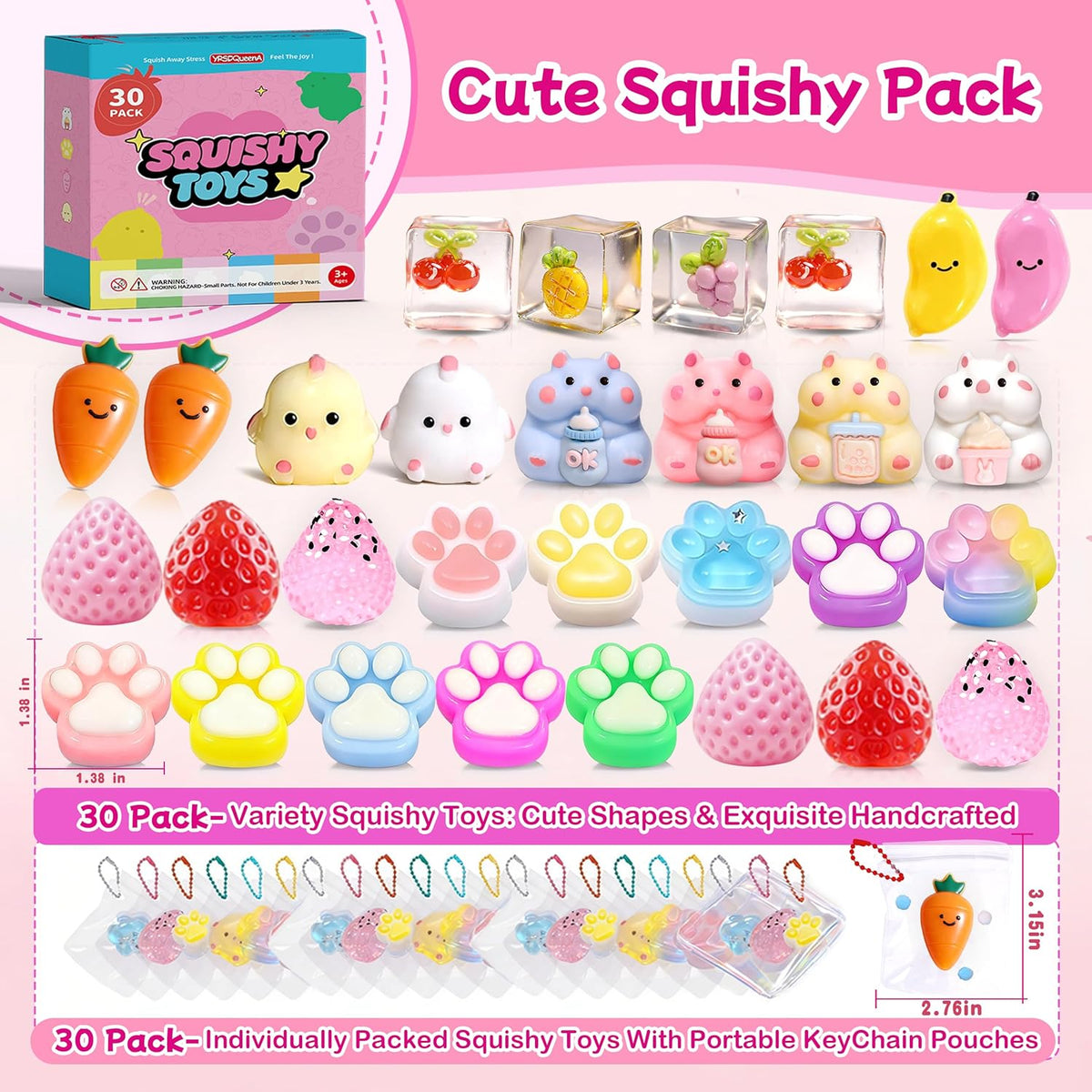 30 Pack Taba Squishy Toys Kit - Squishy Fun Box - photo 5