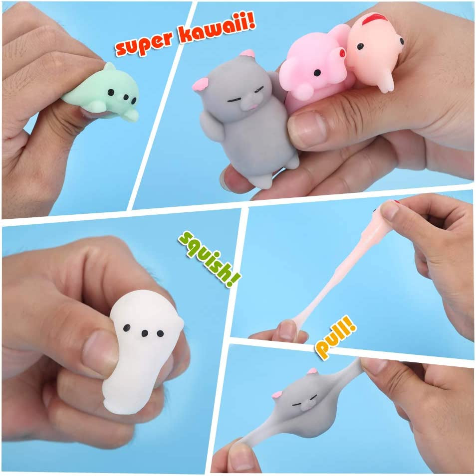 24 Pcs Mochi Squishy Toys Party Favors with Storage Box - photo 7