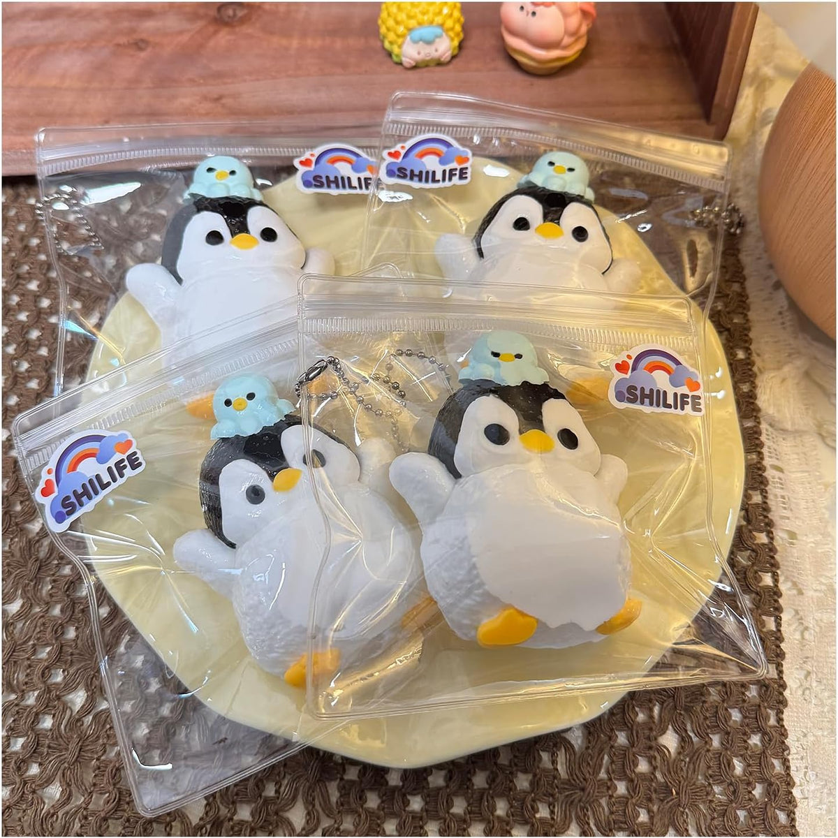Silicone Taba Squishy Stress Ball Penguin