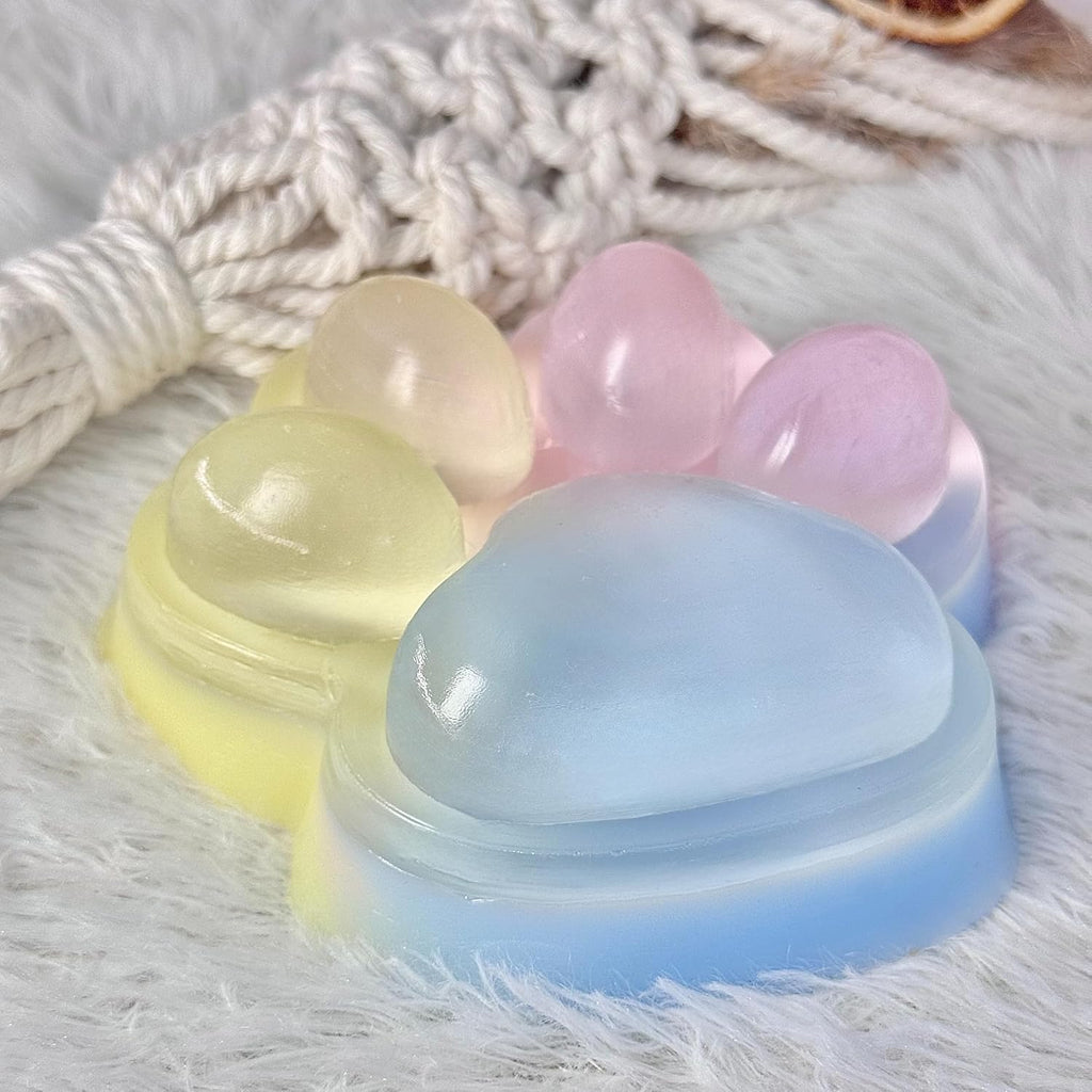 Big Cat Paw Taba Squishy 5" - Tri-Color Fidget Toy - photo 2