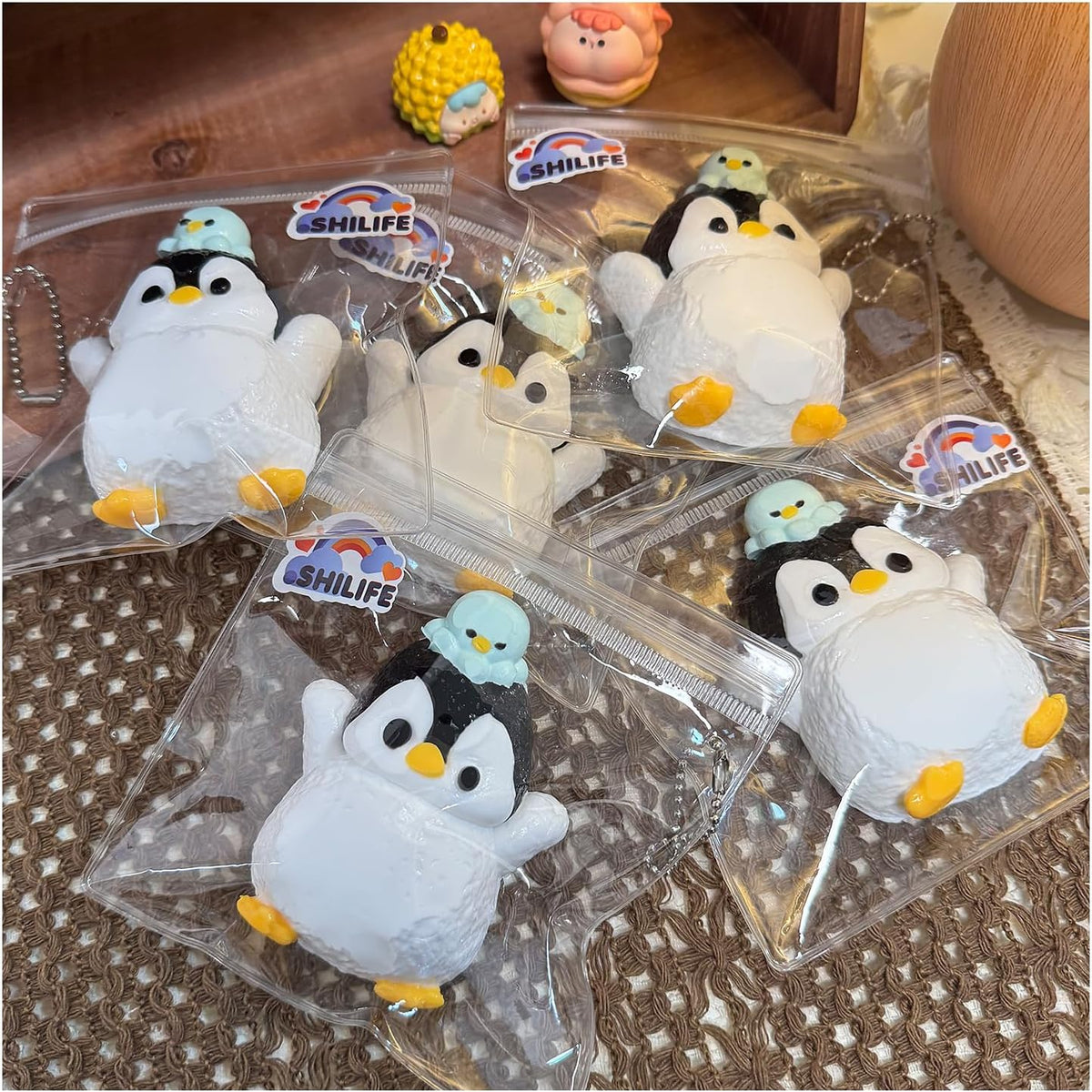 Silicone Taba Squishy Stress Ball Penguin