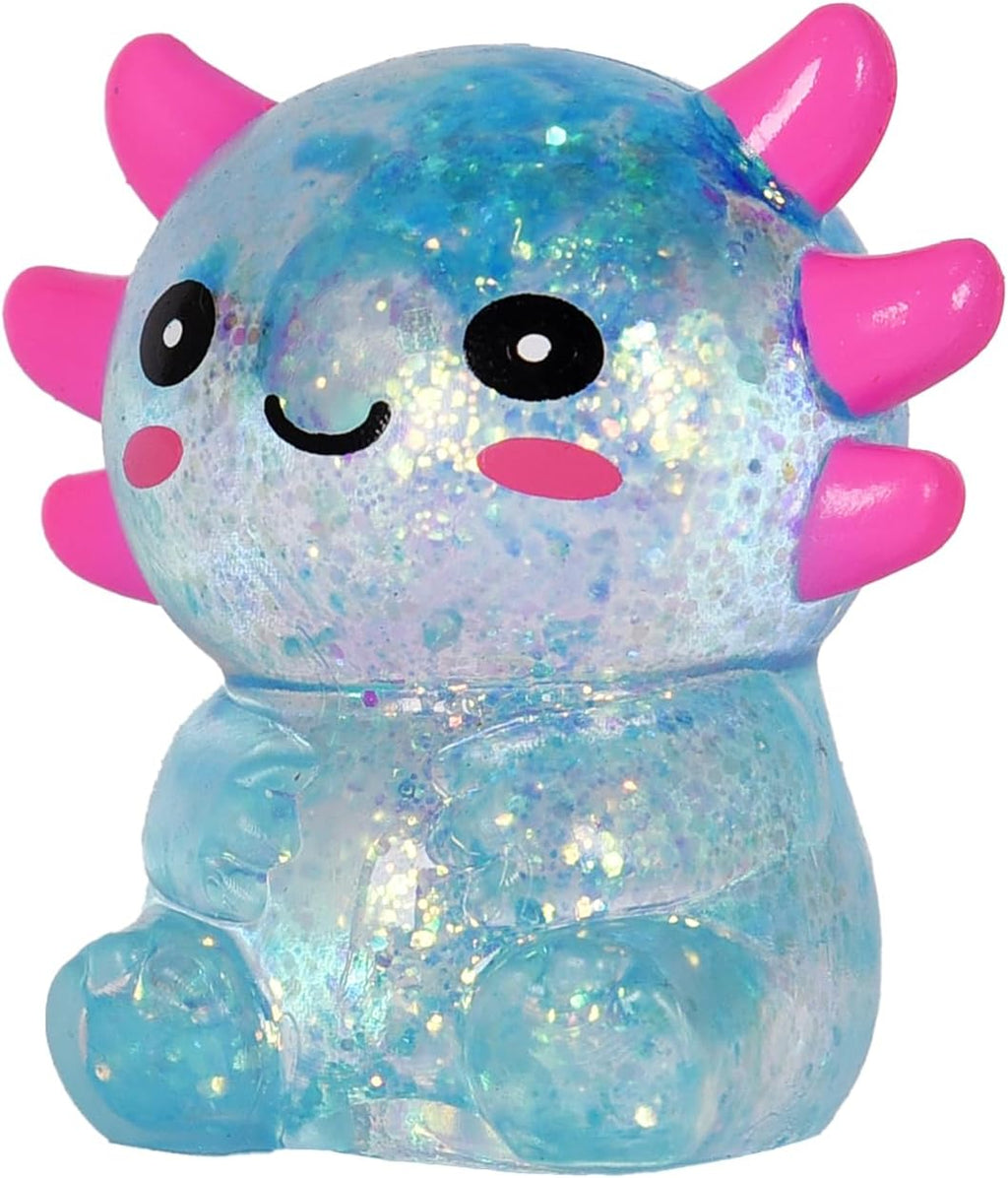 Axolotl Squishy Stress Ball, Soft TPR Fidget Toy for Kids Adults