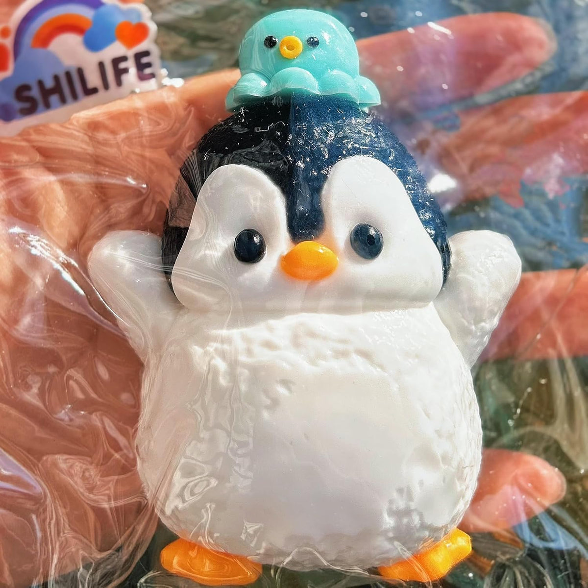 Silicone Taba Squishy Stress Ball Penguin