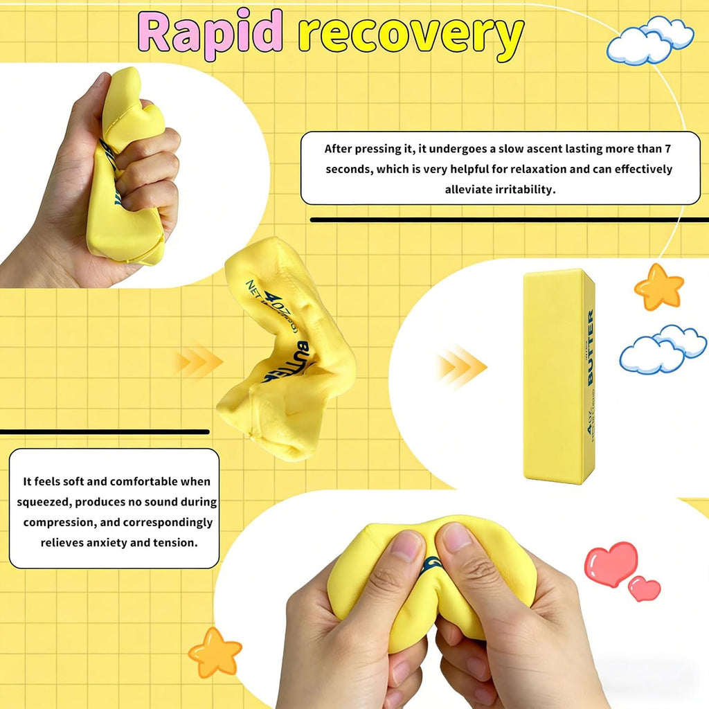 2-Pack Butter Squishy Sticks - Slow Rising Fidget Toy - photo 2