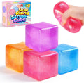 4-Pack Glitter Stress Cube Squishy Fidget Toys - photo 1