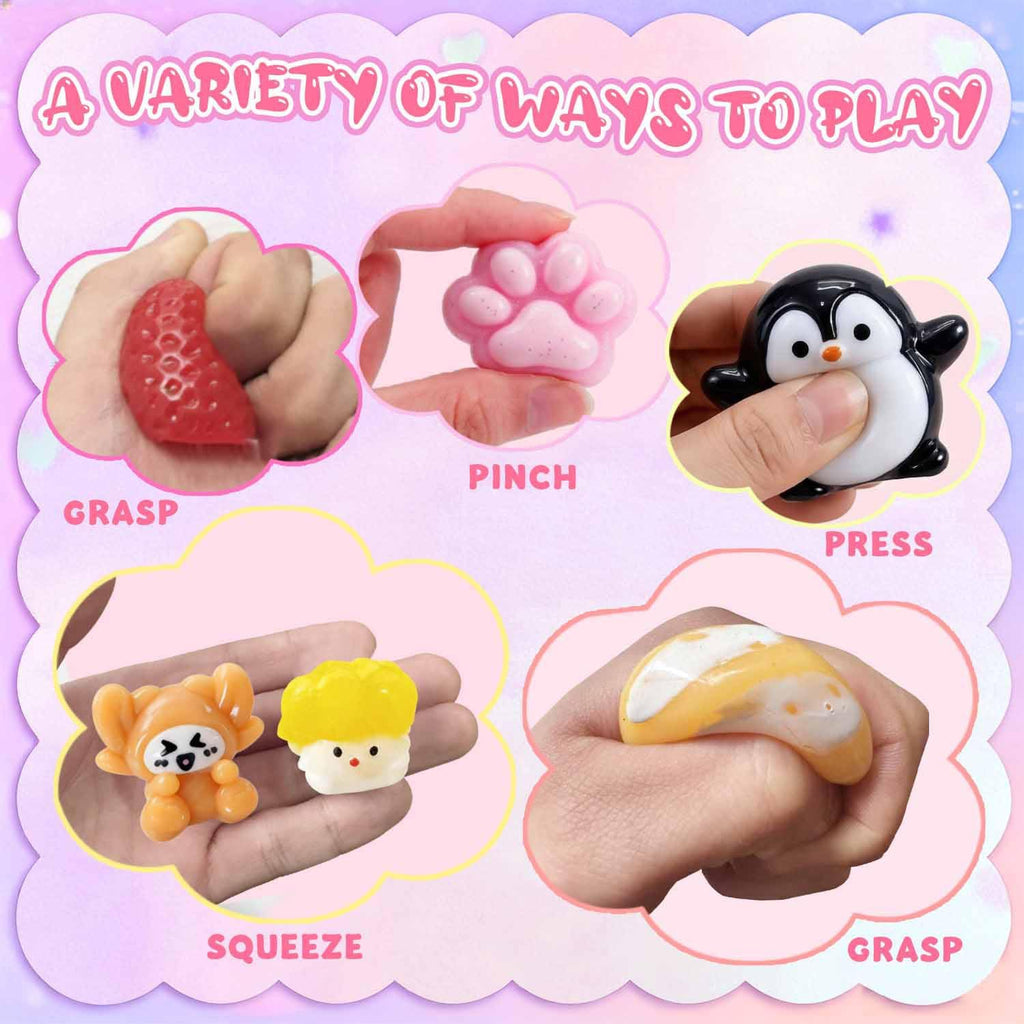 24 Pcs Taba Squishy Fun Box Kit - Mini Squishies - photo 6