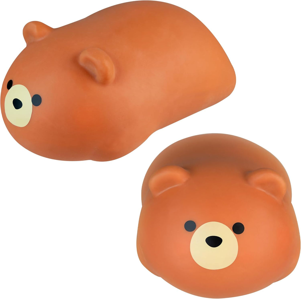 ORB Easy Sqweezy Snugglies Jumbo Squishy Bear - Stretch, Squeeze, Snuggle This Big, Fun, Slow Rising and Extra Soft Toy Pet Bear for Stress Relief - Stretchy and Squishy Fidget Toy for Kids and Adults