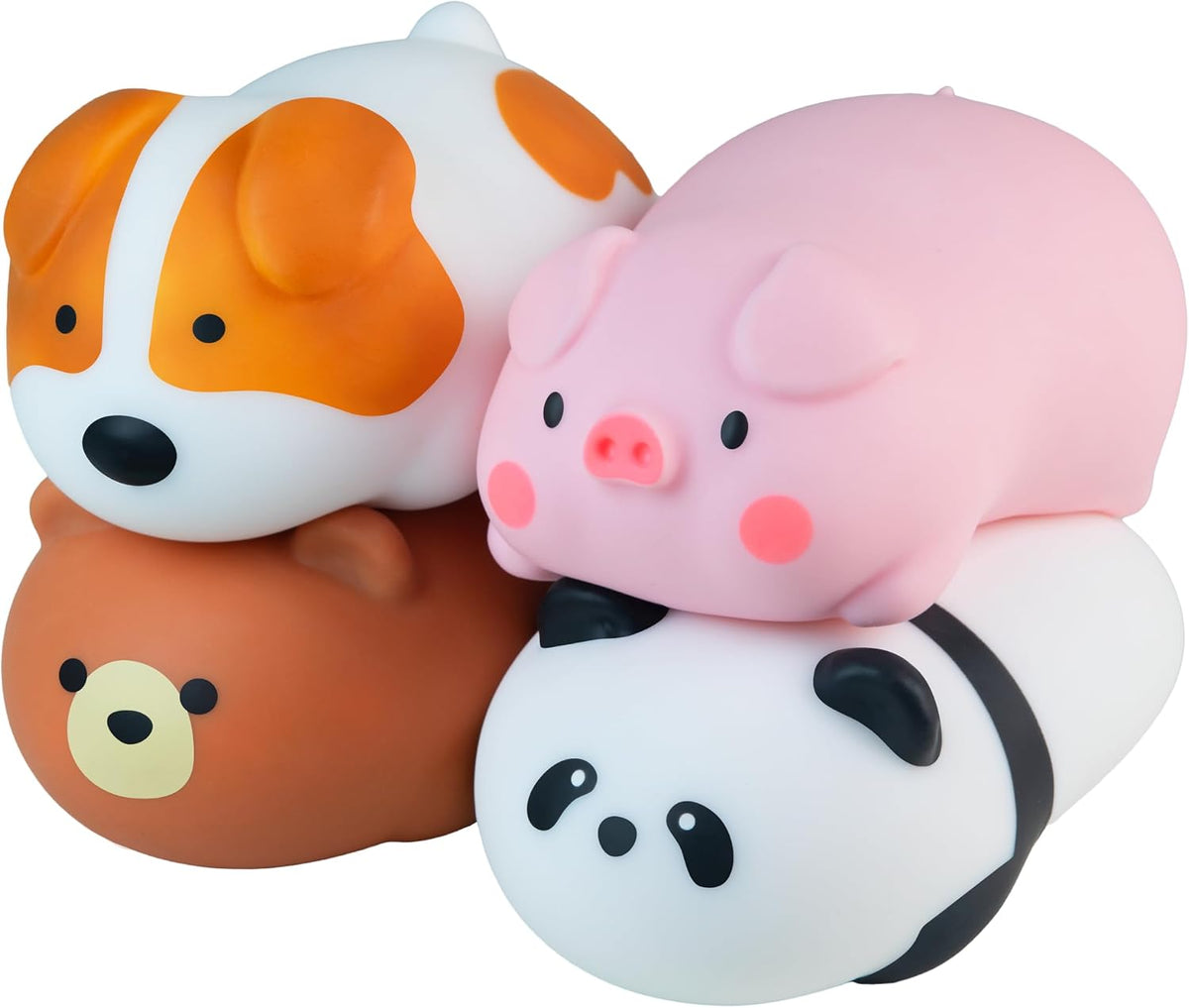 ORB Easy Sqweezy Snugglies Jumbo Squishy Bear - Stretch, Squeeze, Snuggle This Big, Fun, Slow Rising and Extra Soft Toy Pet Bear for Stress Relief - Stretchy and Squishy Fidget Toy for Kids and Adults