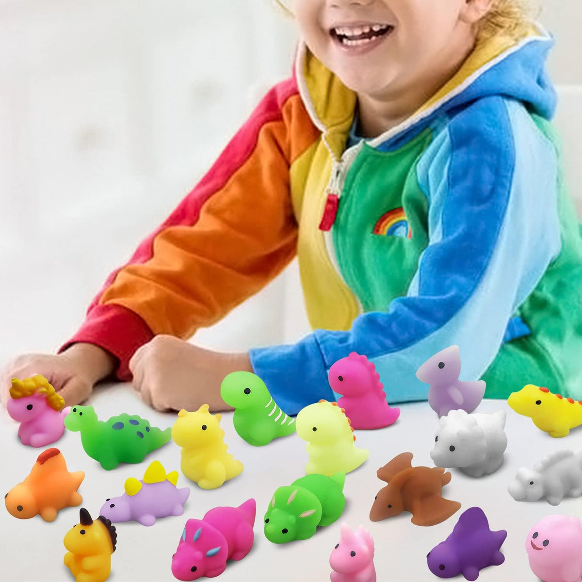 30 Pcs Mochi Squishy Toys - Mini Dinosaur Squishies - photo 4