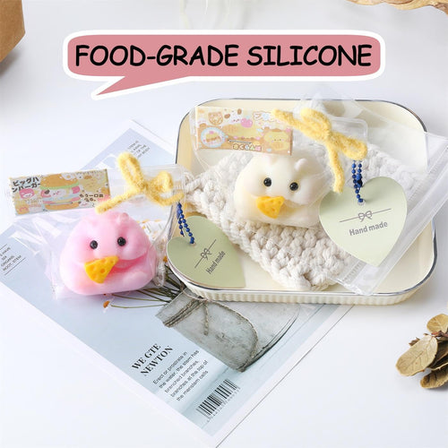 2 Pcs Taba Hamster Squishy - Soft Silicone Toys - photo 2