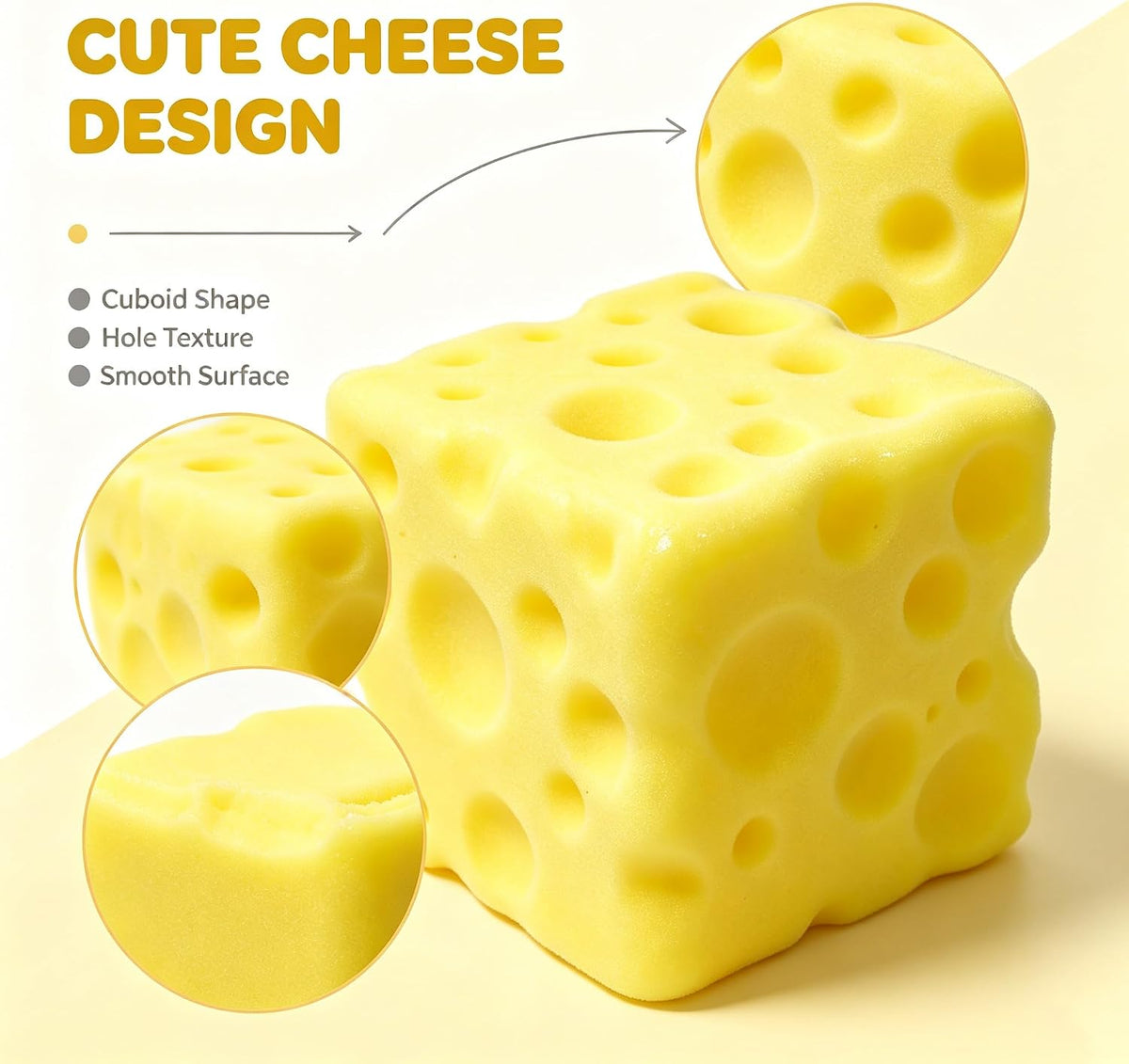 Cheese Squishy Slow Rising Dumpling Squishy Squishies Squeeze Toys
