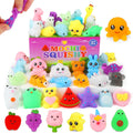 27 pcs mini mochi squishies kawaii fidget set