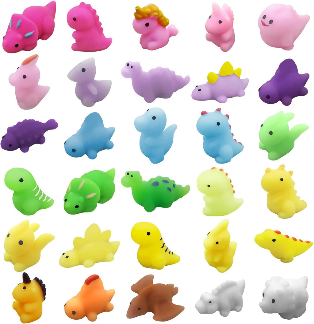 30 Pcs Mochi Squishy Toys - Mini Dinosaur Squishies - photo 1