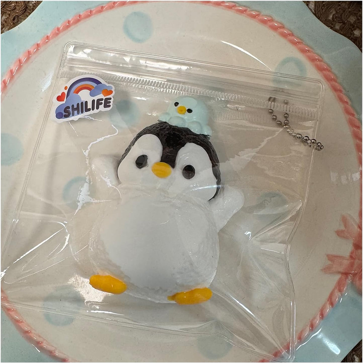 Silicone Taba Squishy Stress Ball Penguin