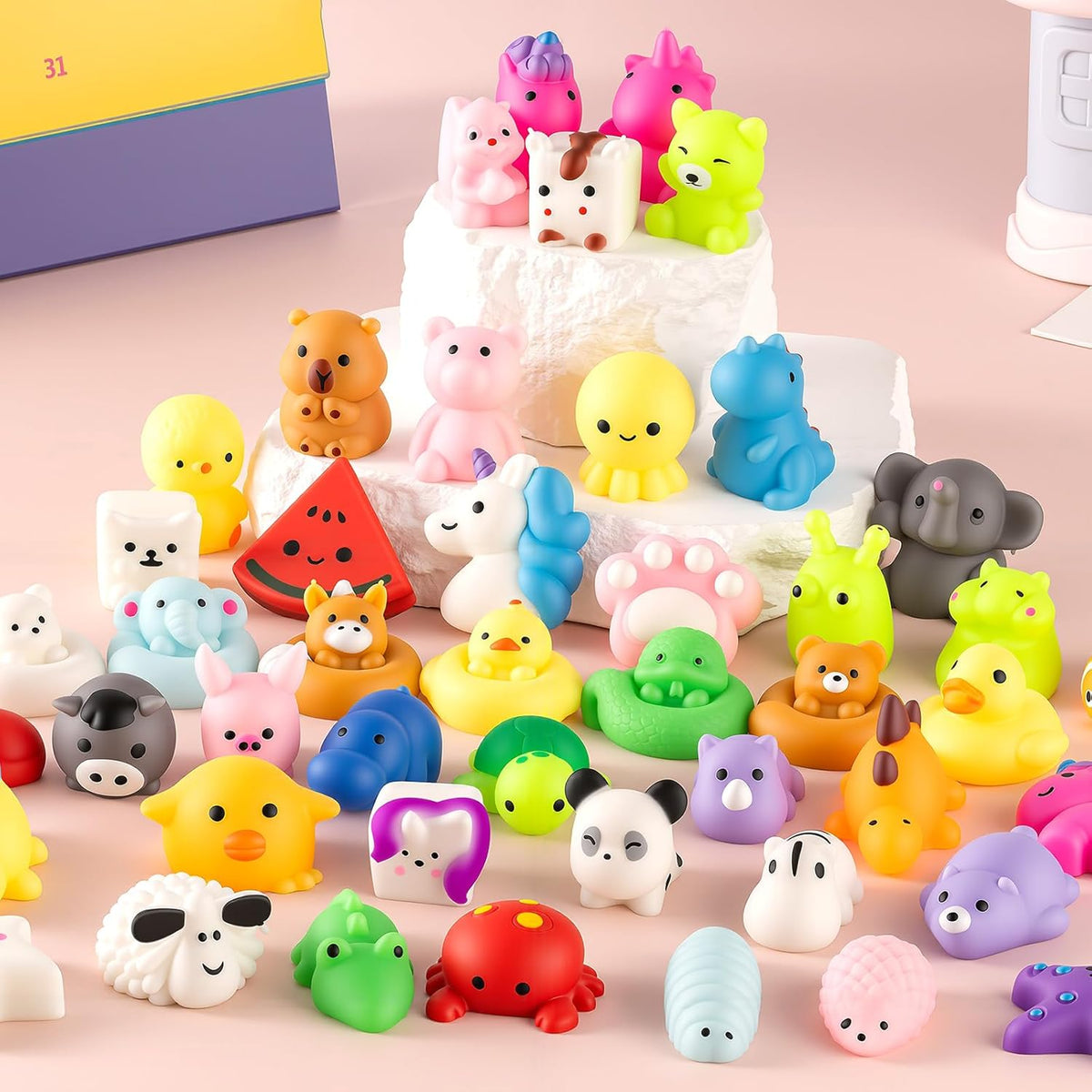 25 Pack Mini Mochi Squishy Toys - Party Favors - photo 2