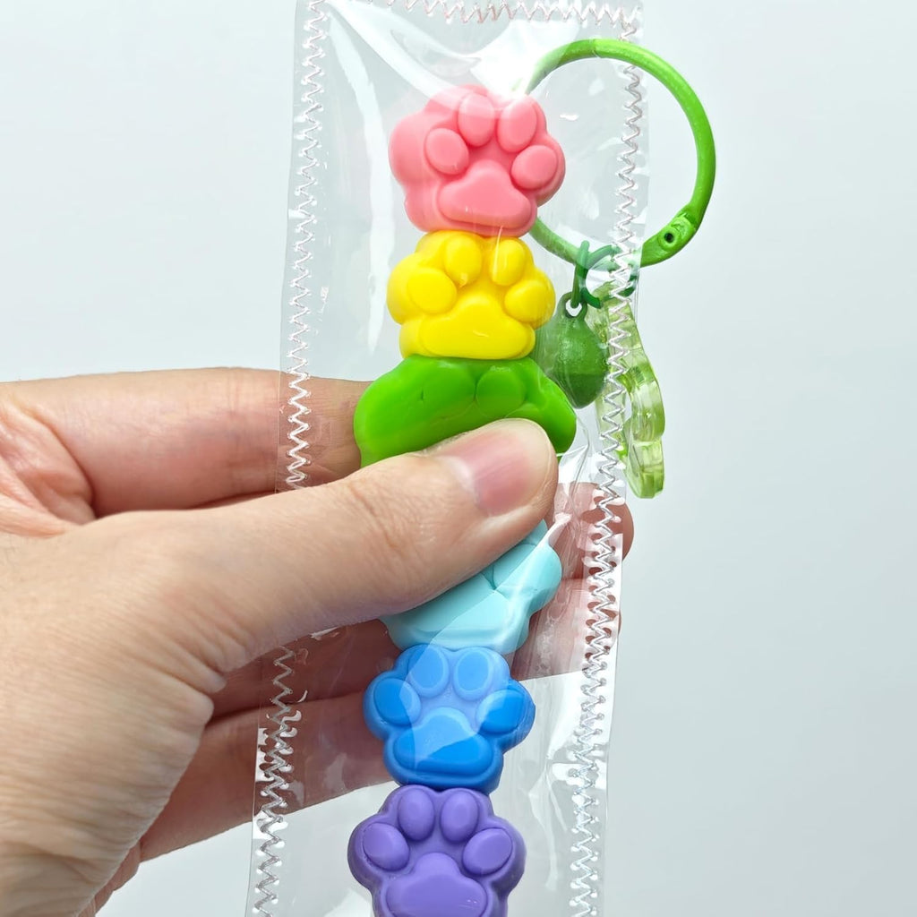 Rainbow Cat Paw Taba Squishy - Mini Bag Charm - photo 3