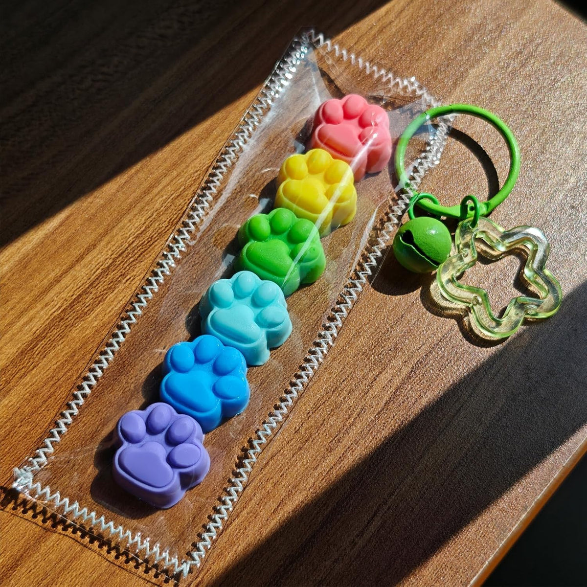Rainbow Cat Paw Taba Squishy - Mini Bag Charm - photo 4