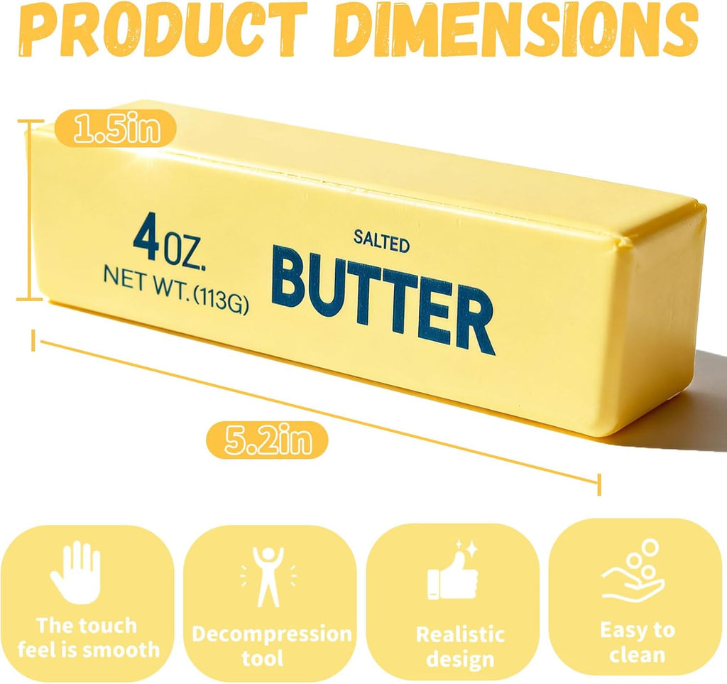 2-Pack Butter Squishy Sticks - Slow Rising Fidget Toy - photo 8