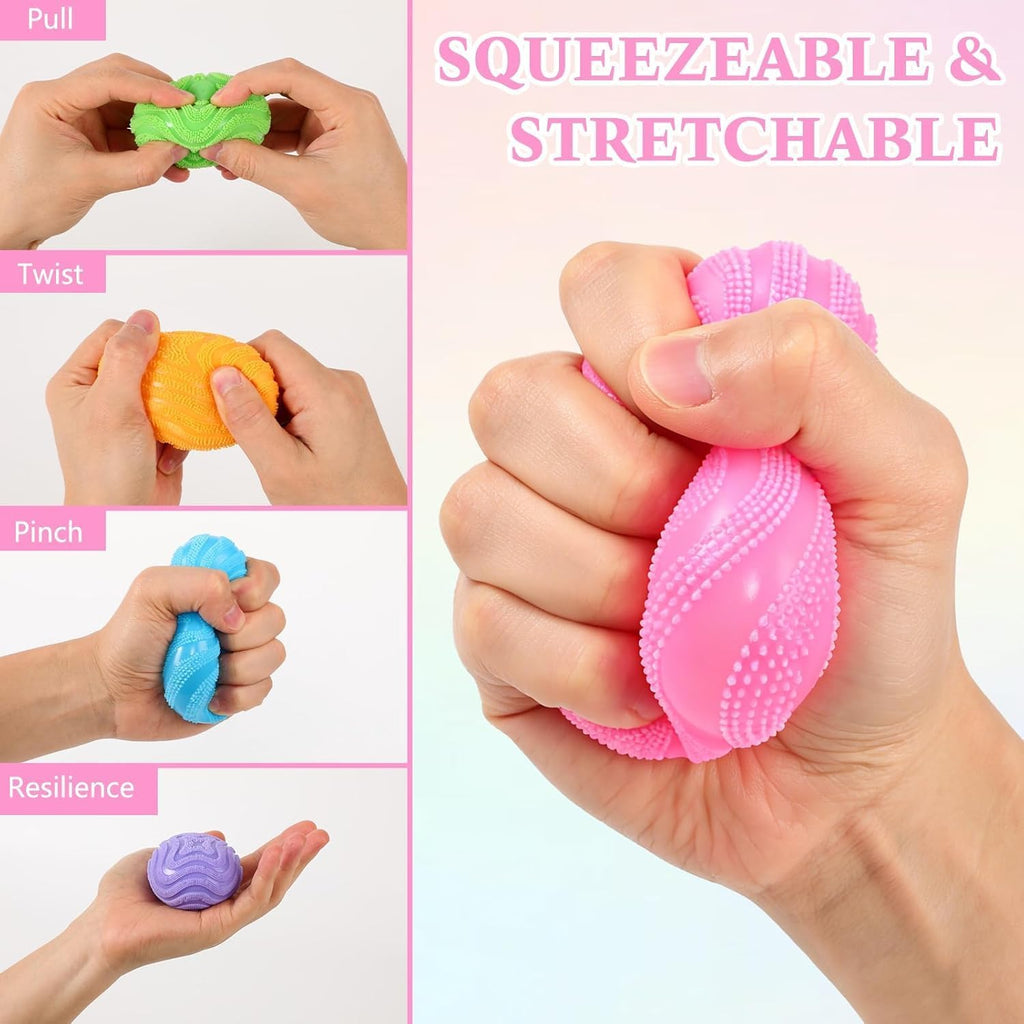 Fuzz Ball Squishy - Soft Stress Ball Fidget Toy - photo 3