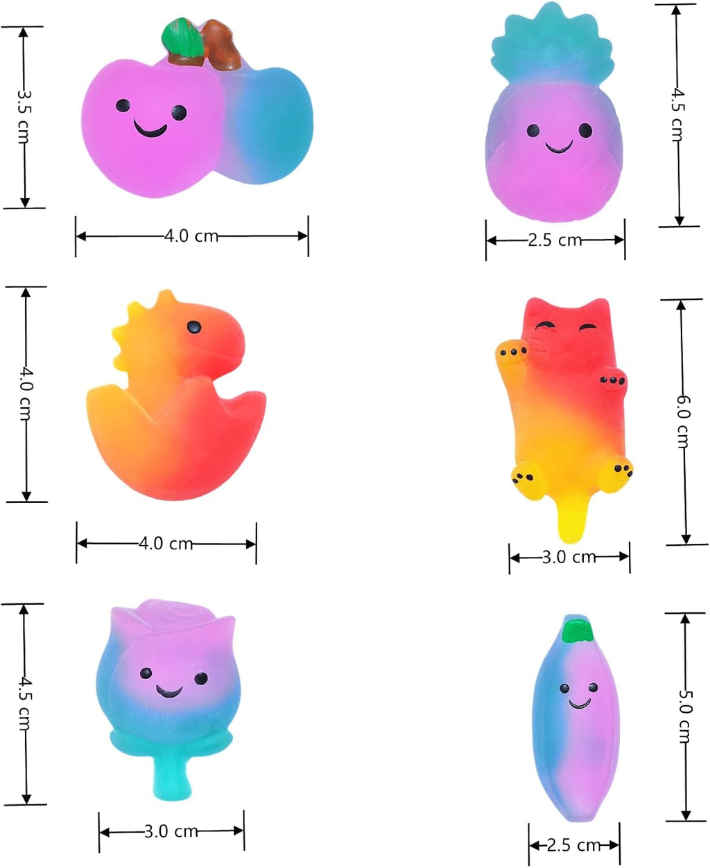 Gradient Mochi Squishy Toys 20 Pack - Stress Relief - photo 6