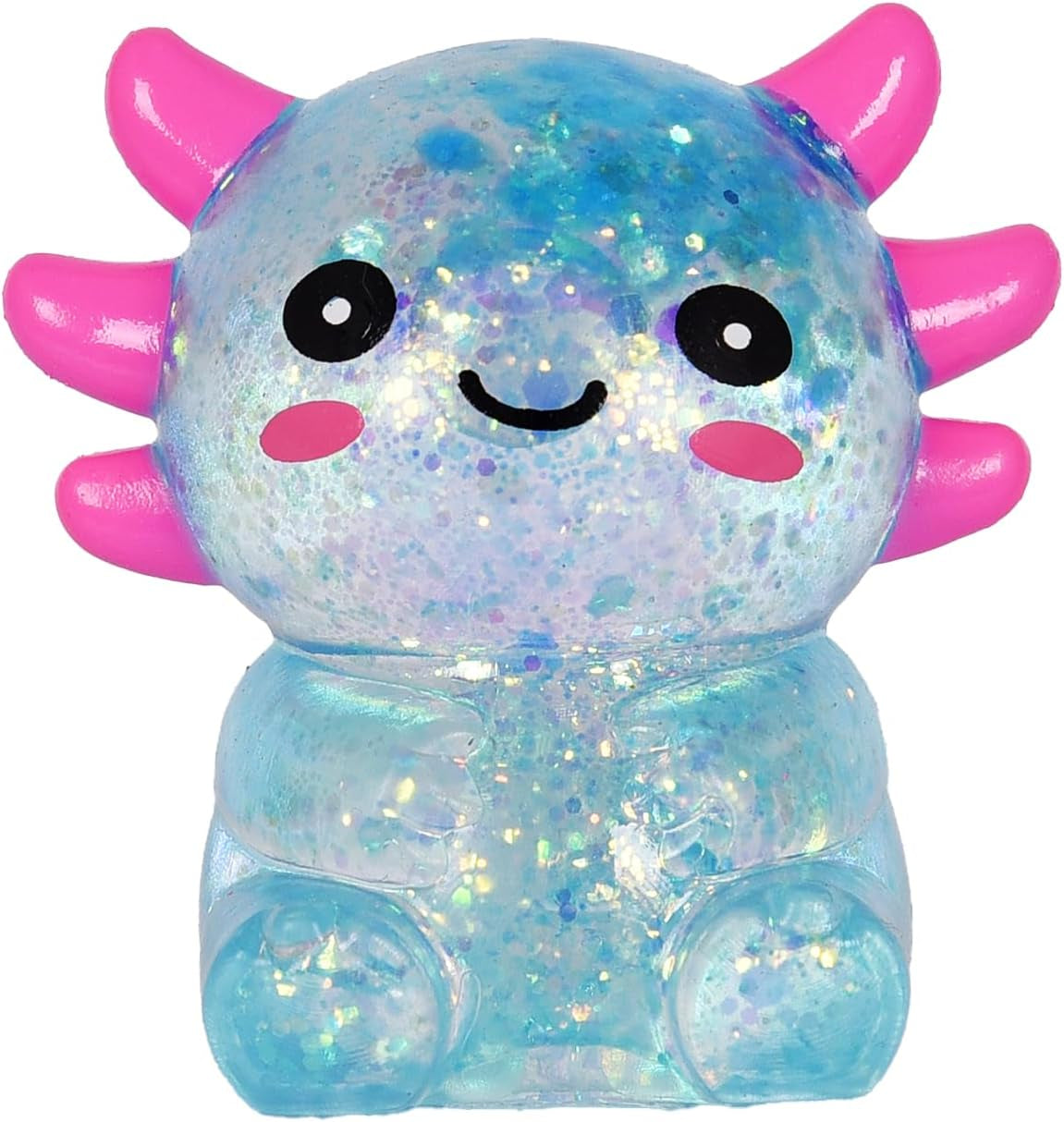 Axolotl Squishy Stress Ball, Soft TPR Fidget Toy for Kids Adults