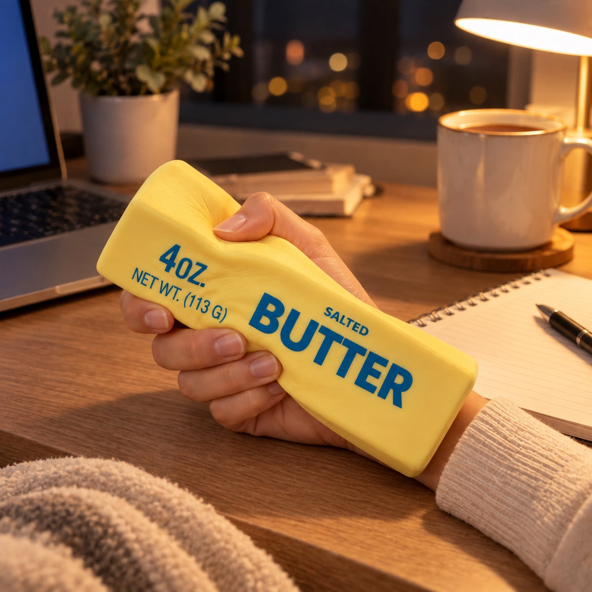 Jumbo Butter Stick Squishy 9.5" Slow Rising Toy - photo 9