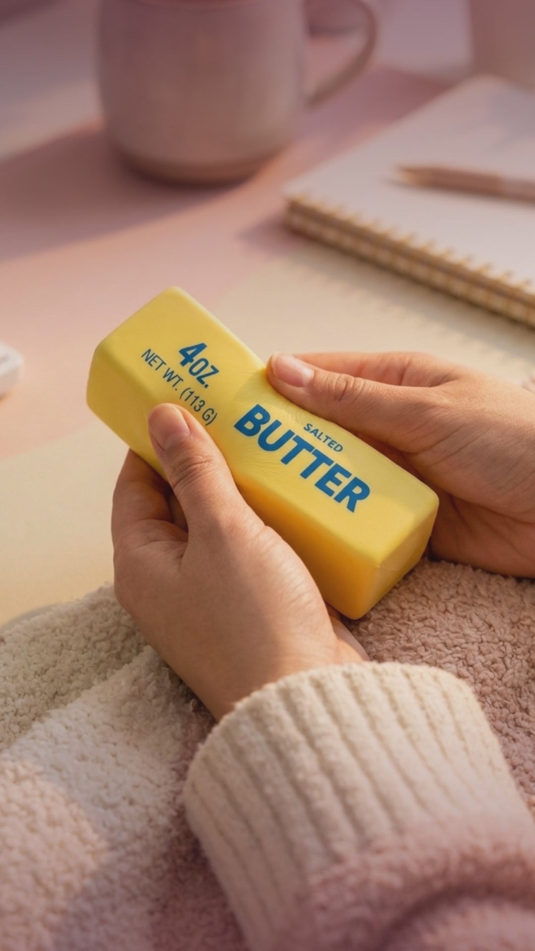 Jumbo Butter Stick Squishy product video